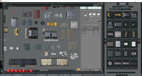 Fantasy Grounds - FG Modern Industrial Map Pack 3