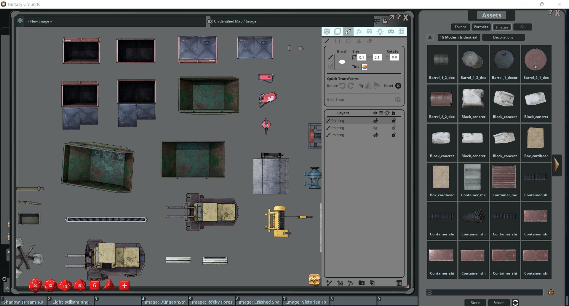 Fantasy Grounds - FG Modern Industrial Map Pack 3のスクリーンショット 1