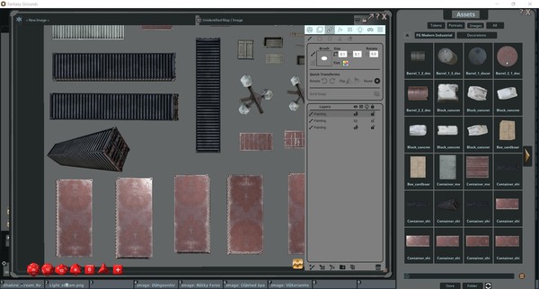 Fantasy Grounds - FG Modern Industrial Map Pack 3
