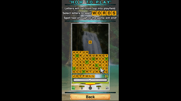 LettersFall 110%™ - 100% FREE Word Game! screenshot 5