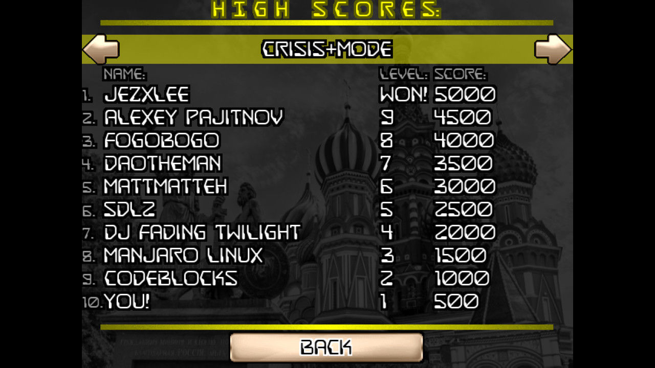 #8. "T-Crisis 4 110% A.I. Turbo Remix™" Tetris (Steam) 由: Team "www.2dheaven.com"