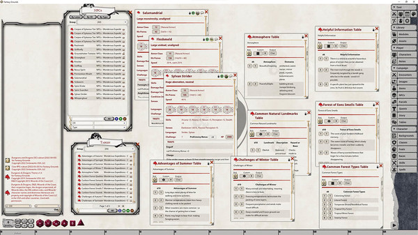 Fantasy Grounds - Wondrous Expeditions: Forests