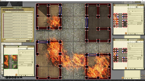 Fantasy Grounds - Pathfinder RPG - Flip-Tiles - Urban Perils Expansion