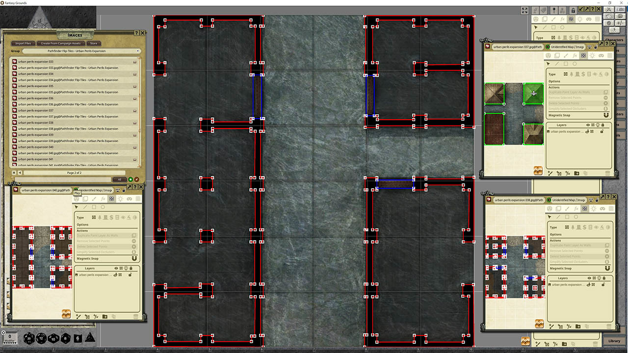 Fantasy Grounds - Pathfinder RPG - Flip-Tiles - Urban Perils Expansionのスクリーンショット 1