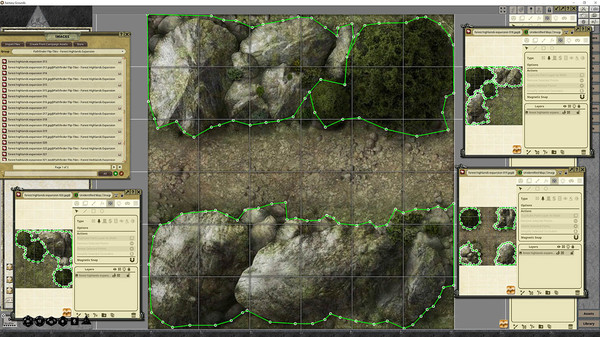 Fantasy Grounds - Pathfinder RPG - Flip-Tiles - Forest Highlands Expansion