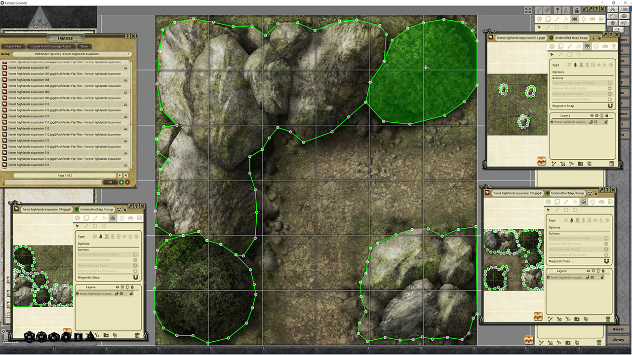 Fantasy Grounds - Pathfinder RPG - Flip-Tiles - Forest Highlands Expansion screenshot 1