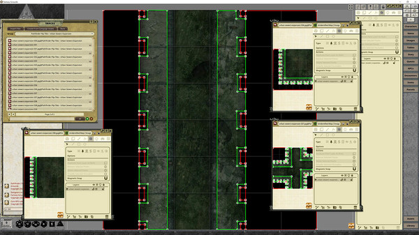 Fantasy Grounds - Pathfinder RPG - Flip-Tiles - Urban Sewers Expansion