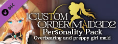 CUSTOM ORDER MAID 3D2 Personality Pack Overbearing and preppy girl maid game capsule image
