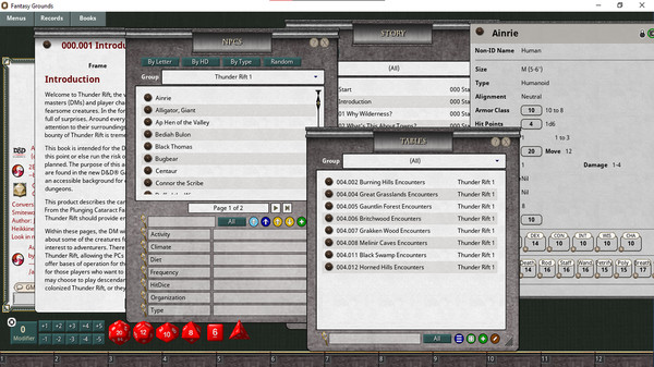 Fantasy Grounds - D&D Classics: Thunder Rift Basic (2E)