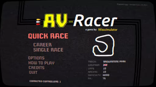 AV-Racer video 1