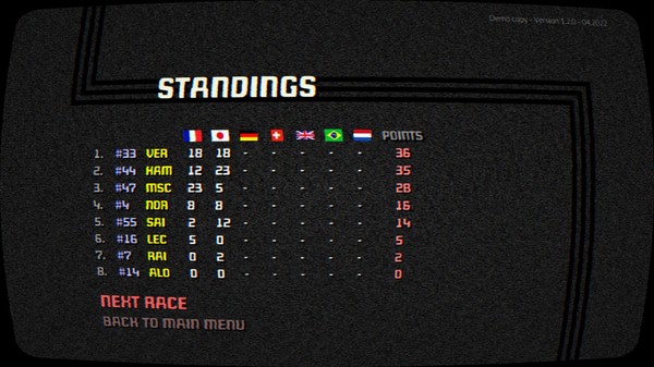 Screenshot z AV-Racer Screenshot z AV-Racer