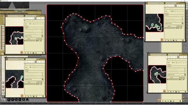 Fantasy Grounds - Pathfinder RPG - Flip-Tiles - Darklands Starter Set