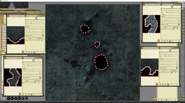 Fantasy Grounds - Pathfinder RPG - Flip-Tiles - Darklands Starter Set