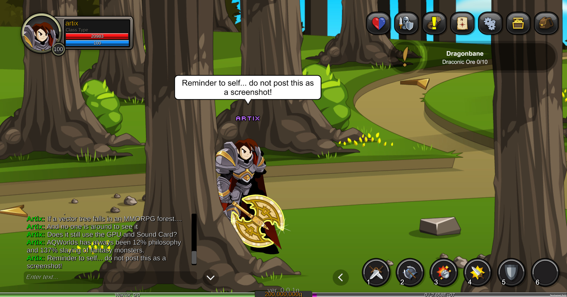 screenshot of AdventureQuest Worlds: Infinity 5