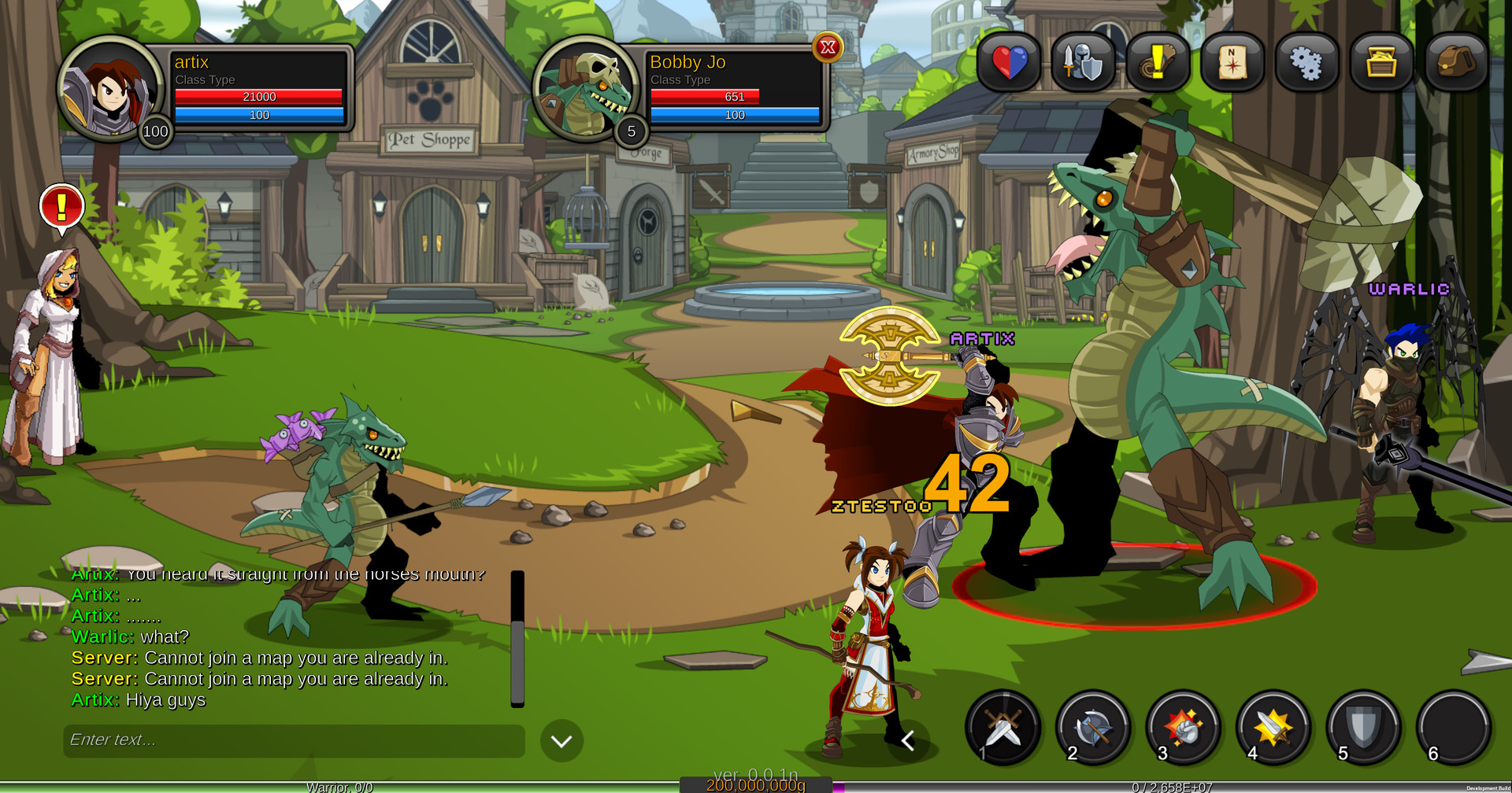 screenshot of AdventureQuest Worlds: Infinity 2