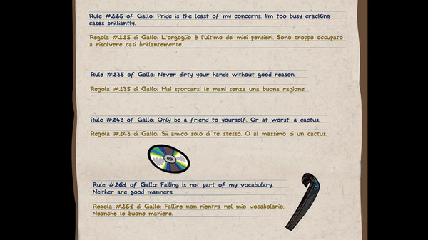 Detective Gallo - Rules