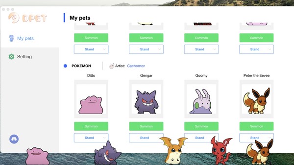 DPET : Desktop Pet Engine