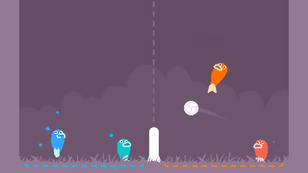 Fish Volleyball video 1