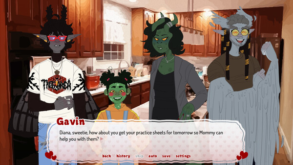 Screenshot z Cryptid Coffeehouse