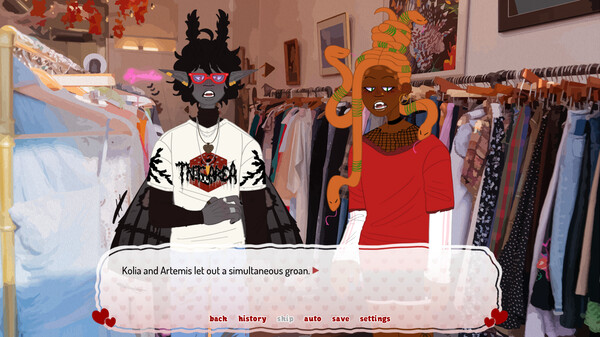 Screenshot z Cryptid Coffeehouse