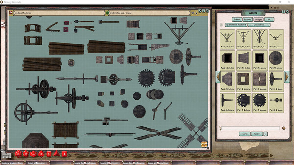 Fantasy Grounds - FG Medieval Machines Map Pack