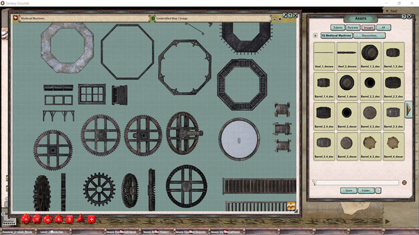Fantasy Grounds - FG Medieval Machines Map Pack