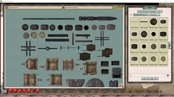 Fantasy Grounds - FG Medieval Machines Map Pack