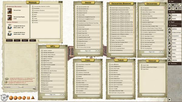 Fantasy Grounds - Deadlands Reloaded: The Last Sons