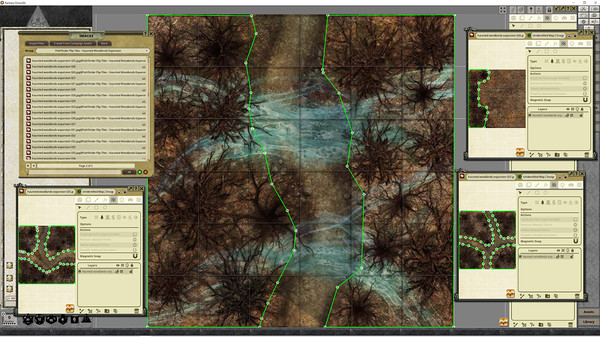 Fantasy Grounds - Pathfinder RPG - Flip-Tiles - Haunted Woodlands Expansion