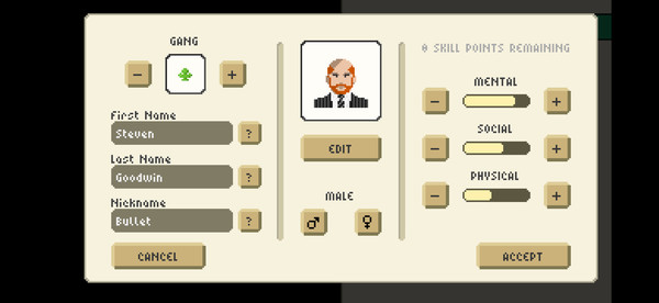 Pixel Gangsters: Mafia Manager.