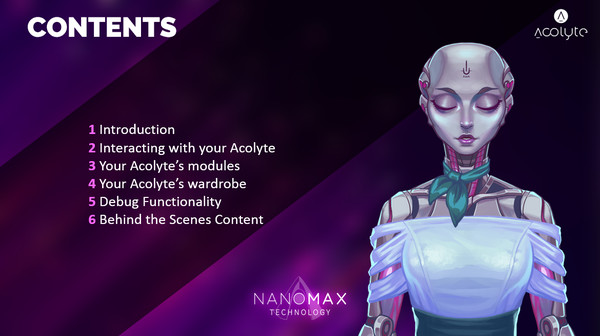 Screenshot z Acolyte Nanomax User Manual