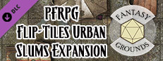 Fantasy Grounds - Pathfinder RPG - Flip-Tiles - Urban Slums Expansion Small Capsule Image