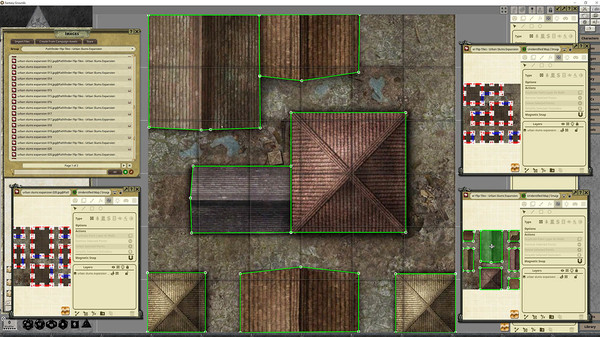Fantasy Grounds - Pathfinder RPG - Flip-Tiles - Urban Slums Expansion