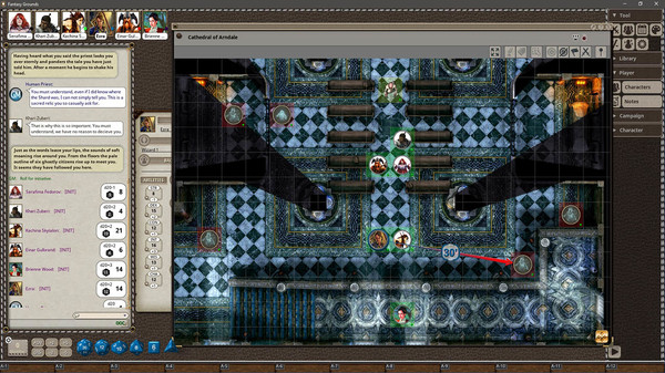 Fantasy Grounds - Black Scrolls Cathedral (Map Tiles Pack)
