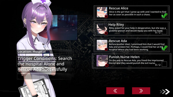 Screenshot z Fatal Countdown - immoral List of Desires