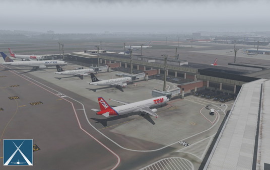 X-Plane 11 - Add-on: Globall Art - SBGR - São Paulo - Guarulhos International Airport — скриншот 32