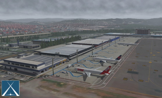 X-Plane 11 - Add-on: Globall Art - SBGR - São Paulo - Guarulhos International Airport