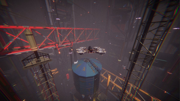 Screenshot of Drone Tinkerer gameplay showing in-action mechanics