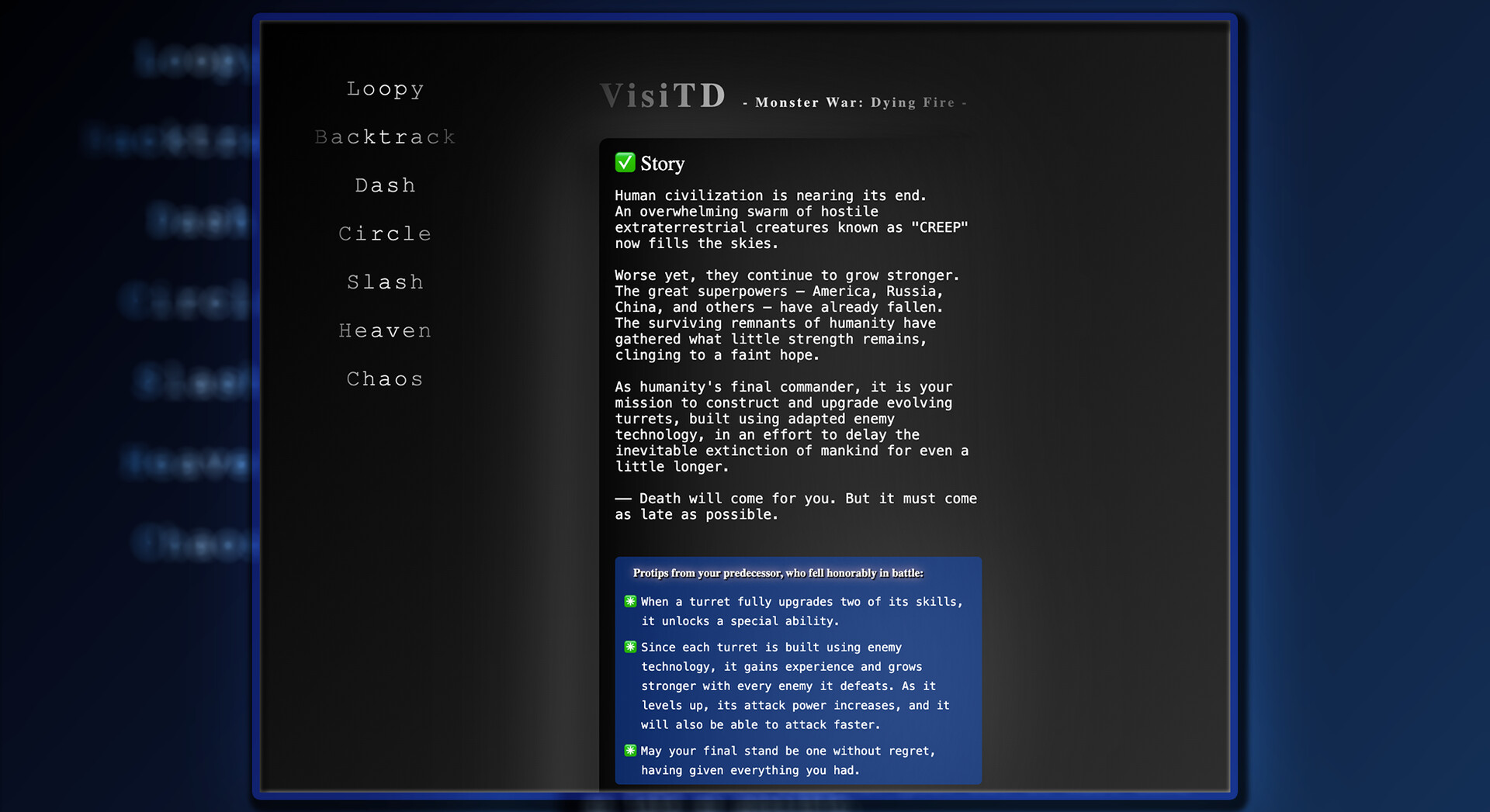 VisiTD - Monster War: Dying Fire - screenshot #4