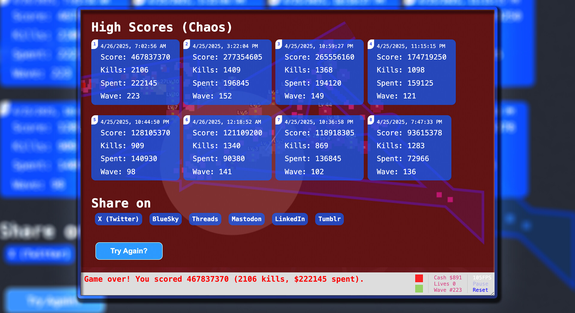 VisiTD - Monster War: Dying Fire - screenshot #5