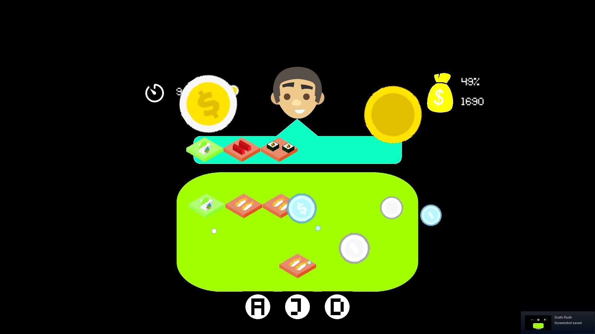 #1. Sushi Rush (Steam) 由: TigerQiuQiu