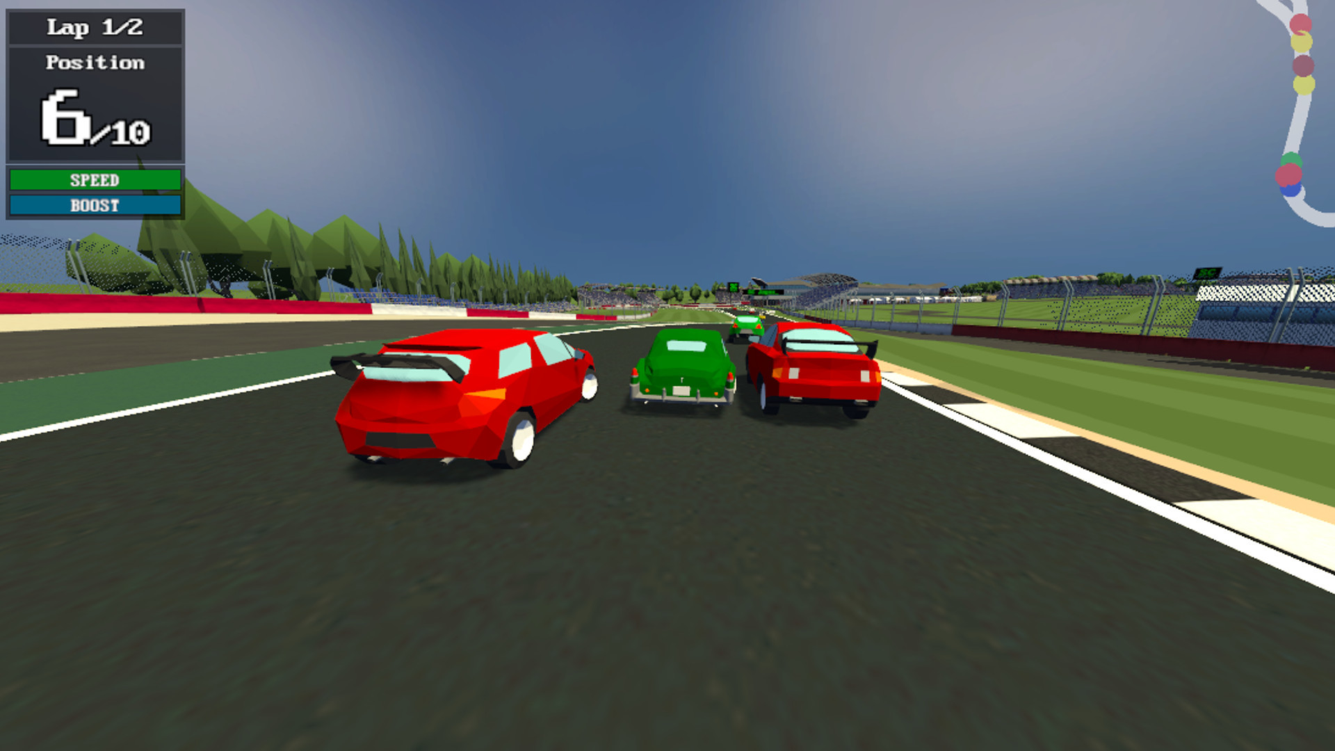 Jogo de corrida retrô fica gratuito na Steam por tempo limitado 2 Captura de tela do gameplay de Barro GT na Steam