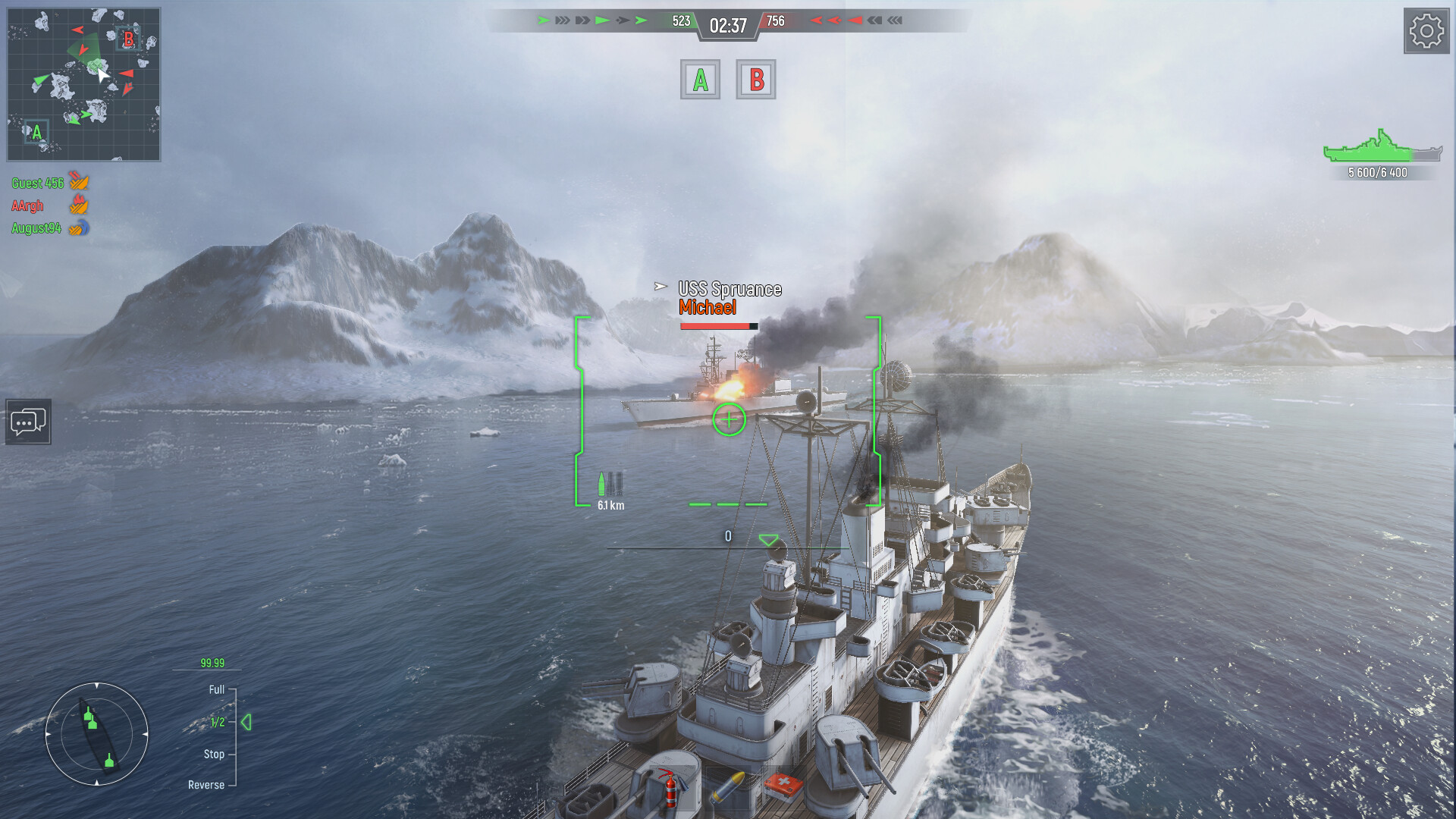 Force of Warships: Battleship Games screenshot #4