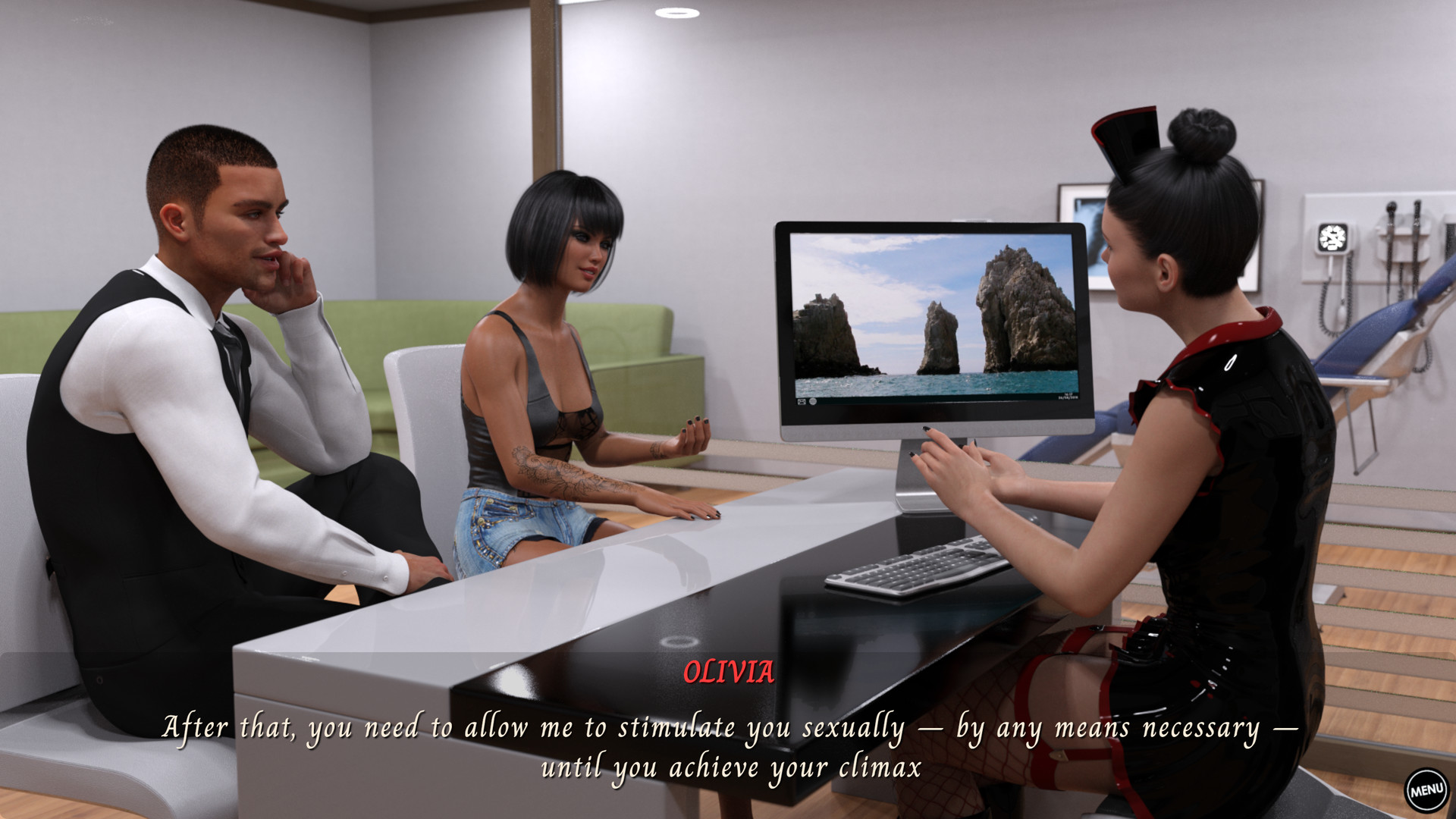 Futanari Sex - The Fertility Doctor screenshot #2