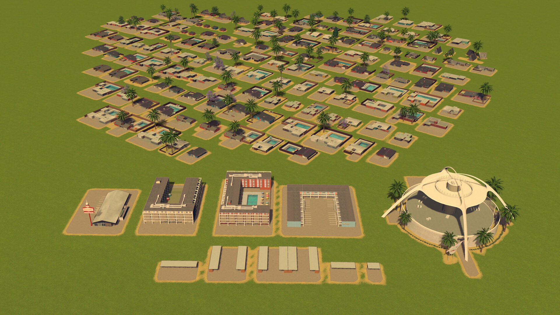 Cities: Skylines - Content Creator Pack: Mid-Century Modern Featured Screenshot #1