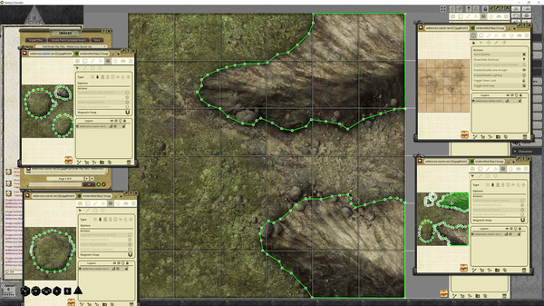 Fantasy Grounds - Pathfinder RPG - Flip-Tiles - Wilderness Starter Set