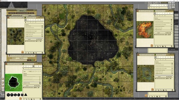 Fantasy Grounds - Pathfinder RPG - Flip-Tiles - Wilderness Perils Expansion