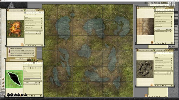 Fantasy Grounds - Pathfinder RPG - Flip-Tiles - Wilderness Perils Expansion