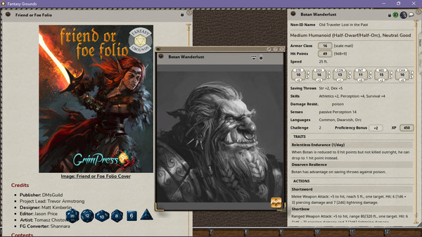 Fantasy Grounds - Friend or Foe Folio