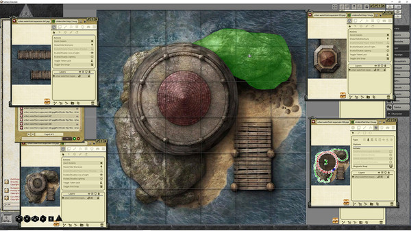 Fantasy Grounds - Pathfinder RPG - Flip-Tiles - Urban Waterfront Expansion